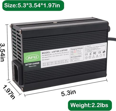 42V 4A Battery Charger Multiple Protection for 36V Lithium Li-ion Battery Pack with 3pin XLR Plug in Kuwait