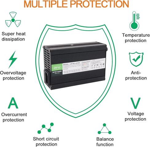 42V 4A Battery Charger Multiple Protection for 36V Lithium Li-ion Battery Pack with 3pin XLR Plug in Kuwait