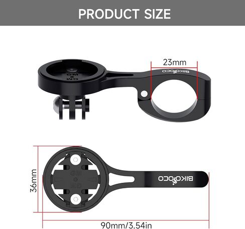 Bike Computer Mount for Aero Bars - Compatible with 22.2mm/22.4mm Road Handlebars, Secure Bike Mount for Bike GPS Computer, for Garmin,for Combo & for GoPro Action Camera in Kuwait