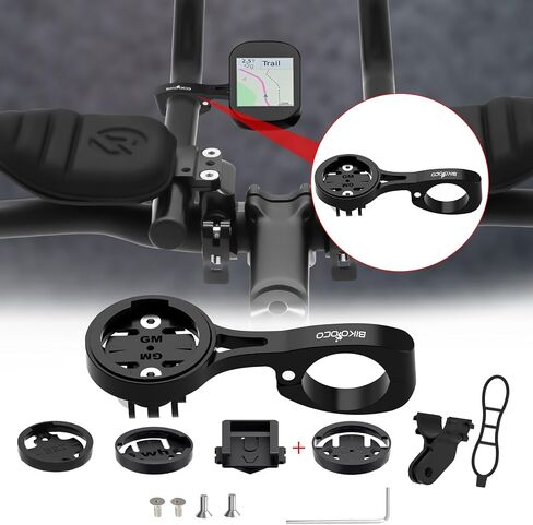 Bike Computer Mount for Aero Bars - Compatible with 22.2mm/22.4mm Road Handlebars, Secure Bike Mount for Bike GPS Computer, for Garmin,for Combo & for GoPro Action Camera in Kuwait