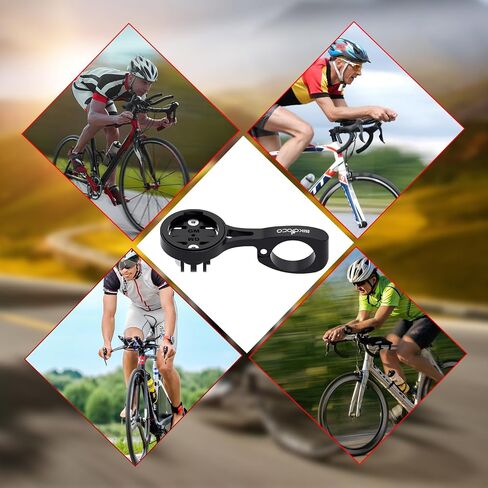 Bike Computer Mount for Aero Bars - Compatible with 22.2mm/22.4mm Road Handlebars, Secure Bike Mount for Bike GPS Computer, for Garmin,for Combo & for GoPro Action Camera in Kuwait