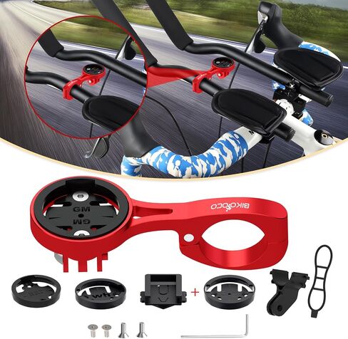 Bike Computer Mount for Aero Bars - Compatible with 22.2mm/22.4mm Road Handlebars, Secure Bike Mount for Bike GPS Computer, for Garmin,for Combo & for GoPro Action Camera in Kuwait