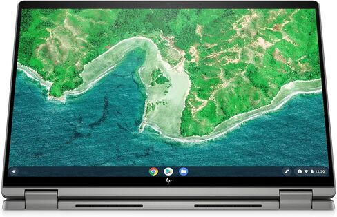 HP Chromebook x360 Convertible 2 in 1 Laptop Tablet 14 Inch WUXGA IPS Touchscreen Intel Core i3 8GB RAM 256GB SSD Intel UHD Graphics Backlit Keyboard Wi-Fi Bluetooth ChromeOS (Renewed) in Saudi Arabia