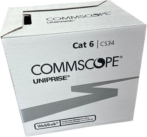 Cat6 Plenum Solid cable 1000ft USA MADE Brand | Cat6 Plenum Solid Copper UTP 1000ft Blue cable CS34P in Saudi Arabia