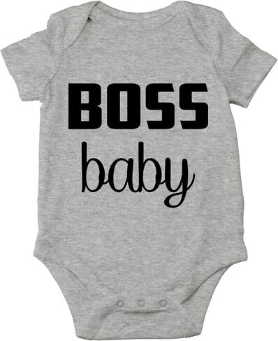 Boss Baby - Baby Clothes - Funny Newborn Bodysuit Outfits for Boys and Girls in Saudi Arabia