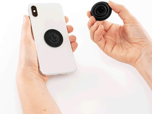 PopSockets PopGrip - قاعدة قابلة للتمديد ومقبض مع جزء علوي قابل للتبديل للهواتف الذكية والأجهزة اللوحية - مينا مضيئة بالطاقة الشمسية in Kuwait