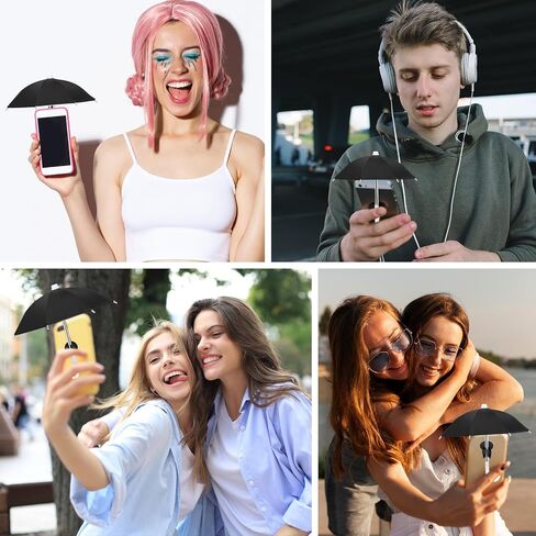 Phone Umbrella for Sun, Universal Adjustable Piggy Suction Cup Phone Stand Umbrella for Phone, Stand Sun Visor, Sun Shade Cover Cell Phone Umbrella Sun Shade for Phone Block Glare Anti-reflec in Saudi Arabia