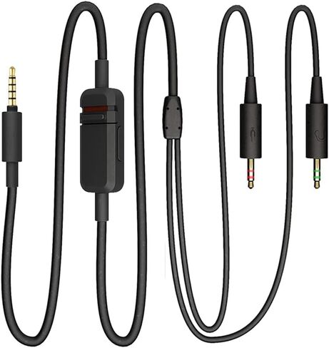 BUTIAO MMX300 Cable, OFC Replacement Cable Extension Cord for Beyerdynamic MMX300 MMX 300 2nd Gen Gaming Headsets with Mic Mute Volume Control for PC Computer Gamers (8ft) in Saudi Arabia