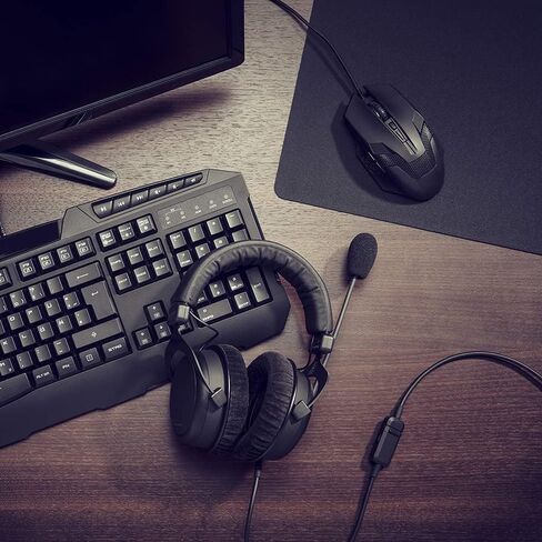 BUTIAO MMX300 Cable, OFC Replacement Cable Extension Cord for Beyerdynamic MMX300 MMX 300 2nd Gen Gaming Headsets with Mic Mute Volume Control for PC Computer Gamers (8ft) in Saudi Arabia