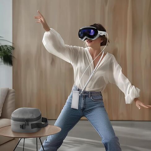 حقيبة حمل FOREGOER لـ Meta Quest 3/Oculus Quest 2، حقيبة تخزين صلبة للسفر متوافقة مع سماعة Meta Oculus Quest 2، وQuest Pro وملحقاتها، سماعة ألعاب VR الكل في واحد... in Kuwait