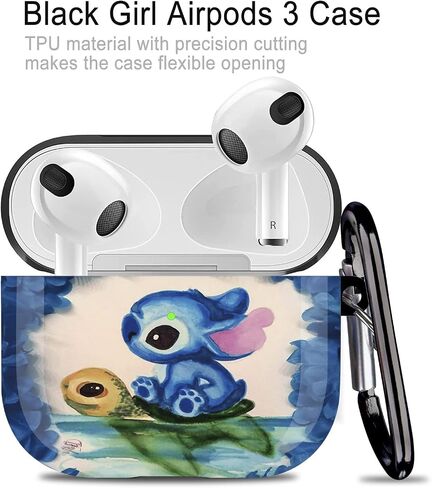 Airpods 3rd Generation Case (Not Fit Pro) - Wonjury Flower Protective Hard Airpods 3 Case Cover Shockproof Women Girls with Keychain for Apple Airpod Gen 3 (2021) Charging Case, 2Pack, Flower in Saudi Arabia
