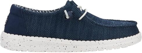 Hey Dude Wendy Stretch Sox Navy Size 6, Women’s Shoes, Women’s Slip-on Loafers, Comfortable & Light-Weight in Saudi Arabia