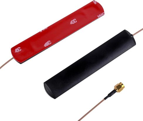 2 حزمة من هوائي خارجي 4G LTE 3dBi هوائي متعدد الاتجاهات للبوابة مع ذكر SMA متوافق مع جهاز التوجيه اللاسلكي 2G 3G 4G، كاميرا أمان خلوية خارجية in Kuwait