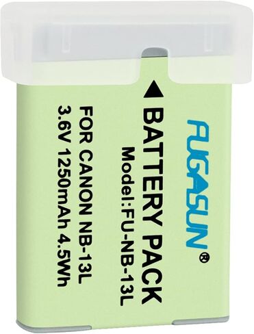 1 pcs 1250mAh NB-13L NB13L Battery with Battery Charger for Canon G5X / G5X Mark II / G7X / G7X Mark II / G7 X Mark III G9X SX620 HS SX720 HS Camera in Saudi Arabia