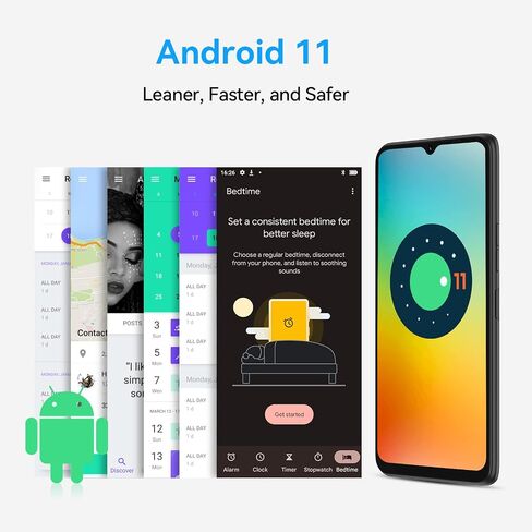 هاتف UMIDIGI POWER 7S الخلوي، 4 جيجابايت + 64 جيجابايت بطارية 6150 مللي أمبير في الساعة هاتف ذكي غير مقفل مع شاشة كاملة 6.7 بوصة + كاميرا ثلاثية بدقة 16 ميجابكسل هاتف أندرويد in Saudi Arabia
