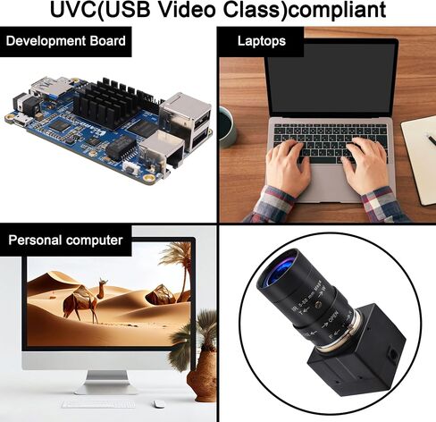 USB Camera 16Megapixel Manual Zoom 5-50mm Lens Webcam 16MP CMOS IMX298 UVC USB2.0 Embedded Webcam for 3D Printer Bar/QR Code Scan in Saudi Arabia