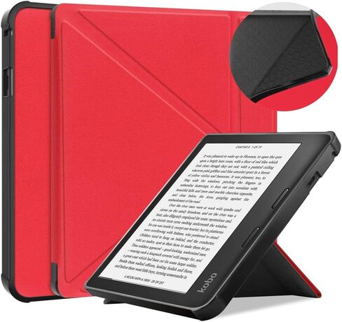 E-Reader Cover for Kobo Sage 8 inch(2021 Release),Ultra Slim Lightweight with Auto Sleep/Wake Up Function Folio Stand Leather Case for Kobo Sage 2021 8" E-Book (TPU-Big Eye) in Saudi Arabia