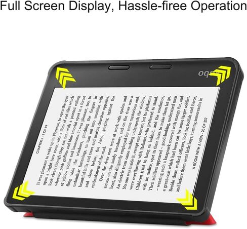 E-Reader Cover for Kobo Sage 8 inch(2021 Release),Ultra Slim Lightweight with Auto Sleep/Wake Up Function Folio Stand Leather Case for Kobo Sage 2021 8" E-Book (TPU-Big Eye) in Saudi Arabia