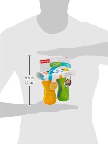 Fisher-PriceTwo-Grip Travel Sippy Cup Hard Spout, Large, 2-Count in Saudi Arabia