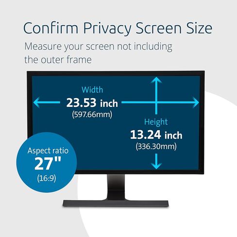 Kensington 21.5 inch Privacy Screen for 21.5" 16:9 Widescreen Monitors in Saudi Arabia
