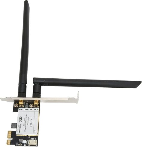 بطاقة شبكة ثنائية النطاق 2.4G/5G، معدل عالي 300 ميجابت في الثانية، بطاقة شبكة سطح المكتب PCI-E، بلوتوث 4.0 مع هوائي in Kuwait