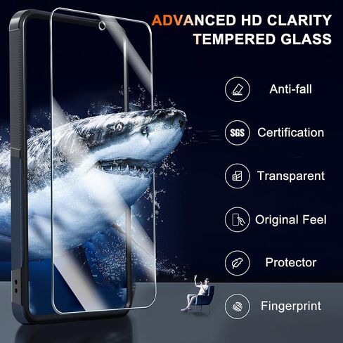 RMOCR Case for Moto G Stylus 5G 2022 with Tempered Glass Screen Protector,Heavy Duty Rugged Shockproof Full Body Protective Phone Cover,Black Matte in Saudi Arabia