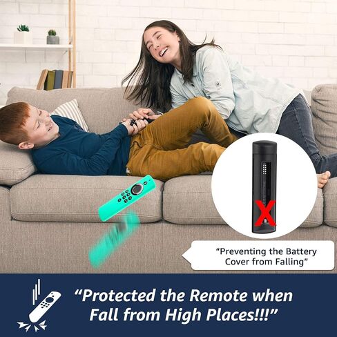 2Packs Remote Cover for TV Stick Lite 2020 Release, Anti-Slip Silicone Protective Case Compatible with TVStick Voice Remote Control Glow in The Dark(Green & Blue) in Kuwait