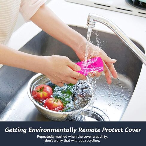 2Packs Remote Cover for TV Stick Lite 2020 Release, Anti-Slip Silicone Protective Case Compatible with TVStick Voice Remote Control Glow in The Dark(Green & Blue) in Kuwait