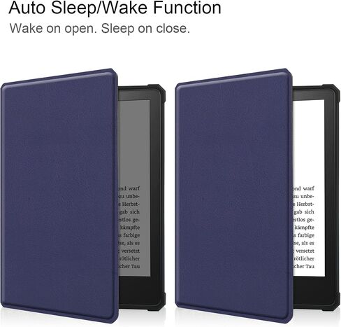 Case for 7" Kindle Paperwhite (12th Generation, 2024) and Kindle Colorsoft Signature Edition, UUcovers Slim Lightweight Shell PU Leather Protective Cover with Auto Sleep/Wake, Blossoming Almond Tree in Kuwait