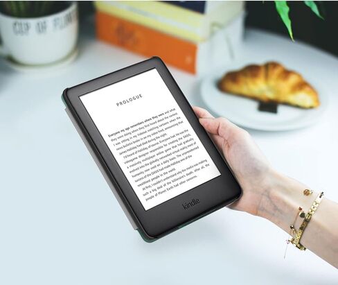 حافظة MoKo تناسب جهاز Kindle مقاس 6 بوصات (الجيل العاشر، إصدار 2019)، غطاء حماية أنحف مع خاصية التنبيه/السكون التلقائي، لن يناسب جهاز Kindle Paperwhite الجيل العاشر 2018 - غابة خضراء in Saudi Arabia