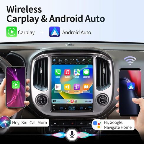 ستيريو راديو السيارة لسيارة شيفروليه كولورادو جي إم سي كانيون 2015-2018 استبدال الراديو Android Auto Car Play GPS Navigation شاشة عمودية طراز Tesla مع DSP في Dash Headunit مشغل الوسائط المتعددة الصوت in Kuwait