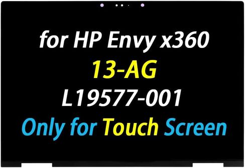 بديل لـ HP Envy x360 13-AG 13M-AG 13-AG0000 13m-ag0001dx 13m-ag0002dx L19577-001 FHD 1920X1080 13.3 بوصة شاشة LED LCD تعمل باللمس (فقط لشاشة اللمس) in Saudi Arabia