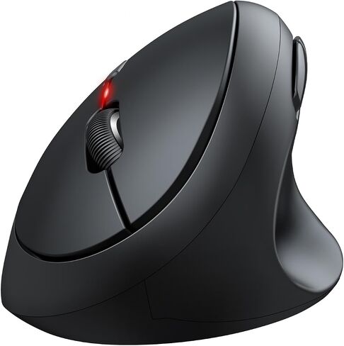 TECKNET Ergonomic Mouse, 4800 DPI Wireless Vertical Mouse, 5 Adjustable DPI Levels, 6 Buttons, 2.4G Silent Wireless Mouse for Laptop, PC, Chromebook, Mac - Grey in Saudi Arabia
