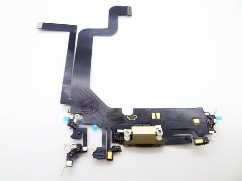 Charging Port Board Dock Connector Flex Cable Replacement Compatible with iPhone 14 Pro Max 6.7inch (Black) in Saudi Arabia