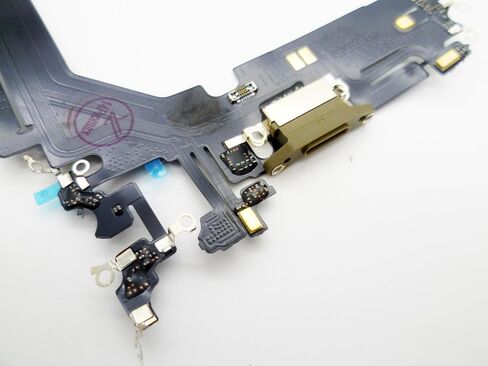 Charging Port Board Dock Connector Flex Cable Replacement Compatible with iPhone 14 Pro Max 6.7inch (Black) in Saudi Arabia