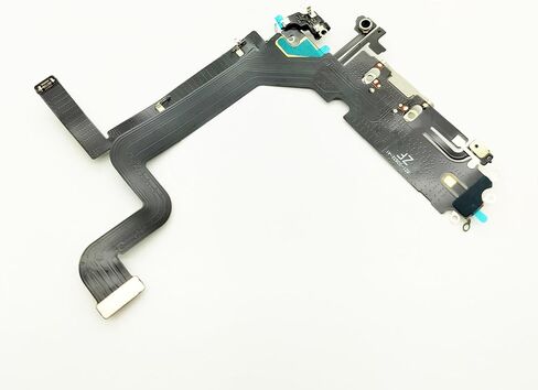 Charging Port Board Dock Connector Flex Cable Replacement Compatible with iPhone 14 Pro Max 6.7inch (Black) in Saudi Arabia