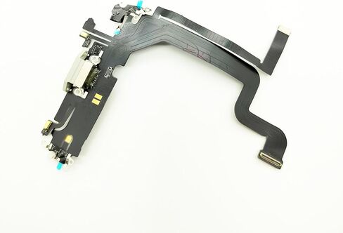 Charging Port Board Dock Connector Flex Cable Replacement Compatible with iPhone 14 Pro Max 6.7inch (Black) in Saudi Arabia