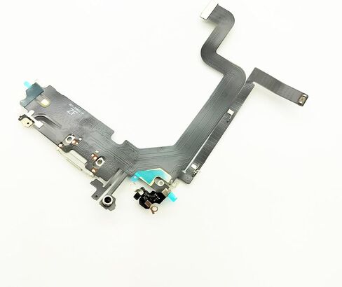 Charging Port Board Dock Connector Flex Cable Replacement Compatible with iPhone 14 Pro Max 6.7inch (Black) in Saudi Arabia