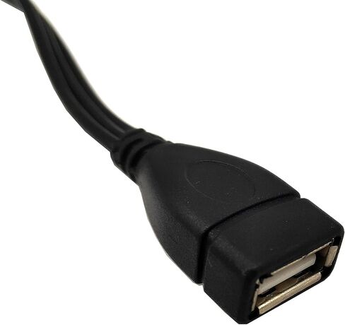 كابل USB إلى 3RCA، Haokiang 5 أقدام/1.5 متر USB 2.0 أنثى إلى 3 RCA أنثى جاك مقسم الصوت والفيديو AV كابل سلك محول مركب (USB F/3RCA F) in Kuwait
