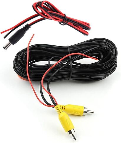 10M RCA Video Extension Cable,AV Cable for Parking View Camera Connection to auto monitor or navigation.32FT Connecting Cable with Red Detection Wire Trigger in Saudi Arabia