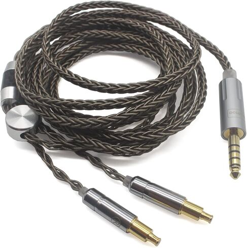 كابل ترقية بديل لسماعات الرأس Youkamoo 4.4 مم متوازن 8 كور مطلي بالفضة لسماعات الرأس Audio-Technica ATH-MSR7b SR9 ATH-ESW990H ES770H ATH-ADX5000 AP2000 A2DC in Kuwait