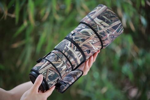 ROLANPRO Waterproof Lens Cover Camouflage Rain Cover for FUJIRON GF 500mm F5.6R LM OIS WR Lens Protective Sleeve Lens Rain Coat-#27 Jungle Camouflage in Kuwait