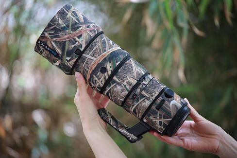 ROLANPRO Waterproof Lens Cover Camouflage Rain Cover for FUJIRON GF 500mm F5.6R LM OIS WR Lens Protective Sleeve Lens Rain Coat-#27 Jungle Camouflage in Kuwait