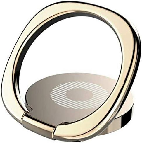 Cell Phone Ring Holder Grip Finger Kickstand Turns 360° Degrees & 180° Degrees Adjustable to Fit Your Needs Helps Stabilize Phone for Selfies 4 Colors Available iPhone Stand Phone Grip 62728 Rose Gold in Saudi Arabia