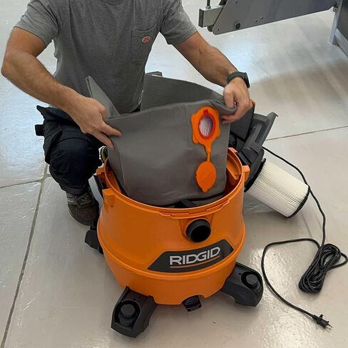 Macam Reusable Dust Bag Compatible with Ridgid and Craftsman Shop-vacs - 1 Pack Vacuum Bag, Filter Bag, 6-16 Gallons capacity (12-16 Gallons) in Saudi Arabia