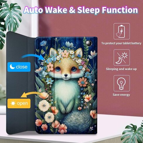 Keyboard Case for Kindle Fire Max 11 (13th Generation, 2023 Release), PU Leather Keyboard Cover with Removable Wireless Bluetooth Keyboard and Auto Wake/Sleep, Composition in Saudi Arabia