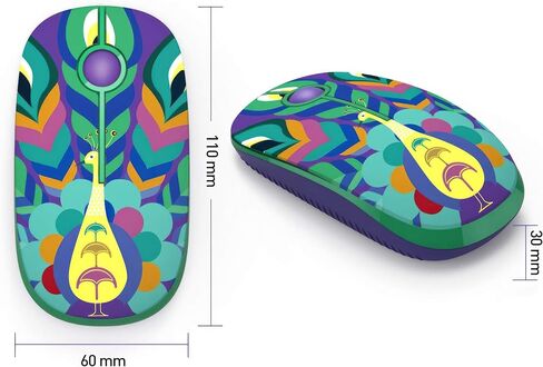 TELLUR Wireless Mouse with Nano USB 2.4 Ghz Receiver, Wireless Mouse with Silent Click, 1600 DPI, 3 Buttons, Plug & Play, Slim and Lightweight Design to Carry (Bear) in Saudi Arabia