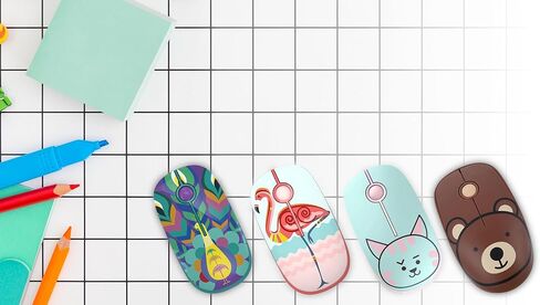 TELLUR Wireless Mouse with Nano USB 2.4 Ghz Receiver, Wireless Mouse with Silent Click, 1600 DPI, 3 Buttons, Plug & Play, Slim and Lightweight Design to Carry (Bear) in Saudi Arabia
