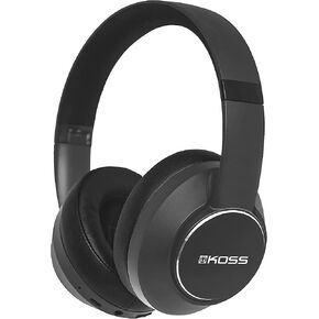 سماعة رأس Koss Active Noise Cancelling اللاسلكية Bluetooth 5.0 فوق الأذن BT740iQZ، عناصر تحكم على اللوحة مع ميكروفون، وقت التحدث/التشغيل لأكثر من 30 ساعة، اتصال متعدد النقاط، أسود in Kuwait