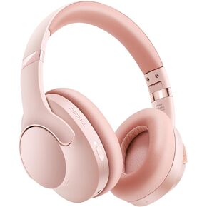 Active Noise Cancelling Headphones Bluetooth Over Ear, 50 Hours Playtime, Bluetooth 5.4 Headphones Wireless, Music & Gaming Headset with Mic, HiFi Stereo, Deep Bass, Soft Earpads for Cellphone/PC